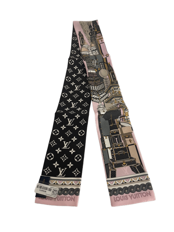 Louis Vuitton -New in box silk ribbon, neck, scarf