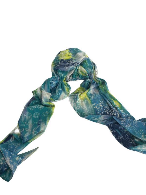 This is a beautiful head, scarf, New, adjustable to fit your head!